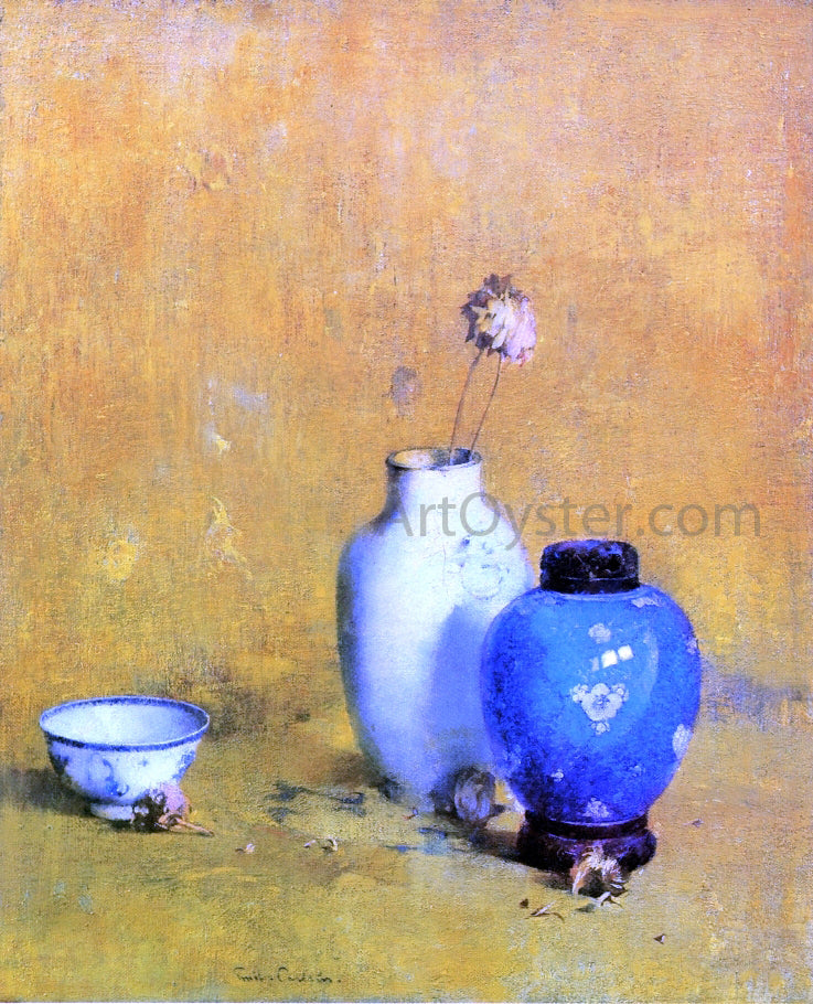 Emil Carlsen Still LIfe with Chinese Porcelain - Hand Painted Oil Painting