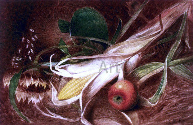 Charles Ethan Porter Still LIfe with Corn - Hand Painted Oil Painting