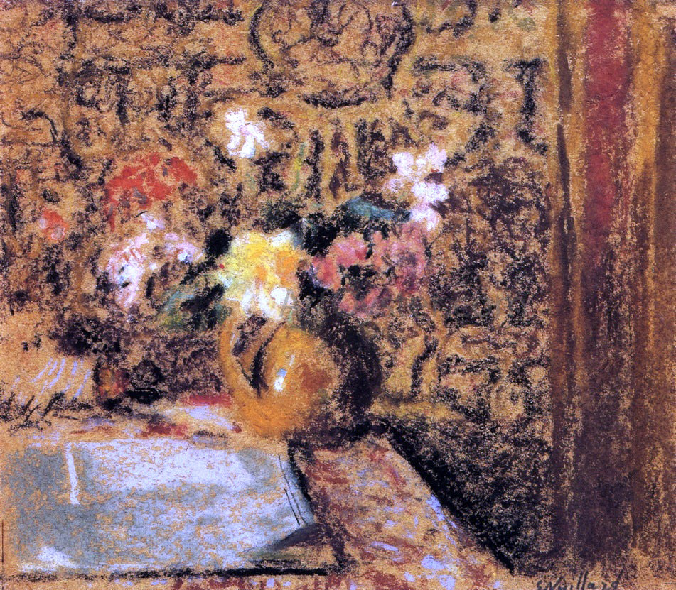 Edouard Vuillard Still Life with Flowers - Hand Painted Oil Painting