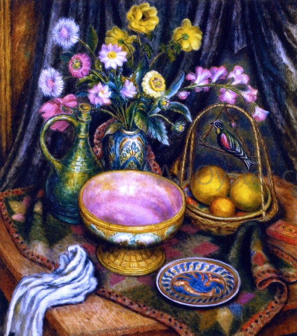 Middleton Manigault Still Life with Flowers - Hand Painted Oil Painting