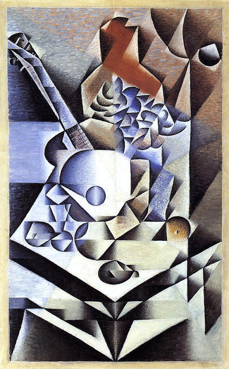 Juan Gris Still Life with Flowers - Hand Painted Oil Painting