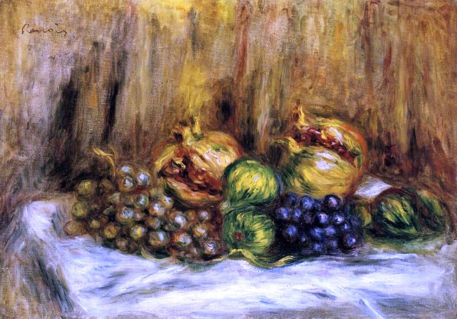 Pierre Auguste Renoir Still Life with Grapes - Hand Painted Oil Painting