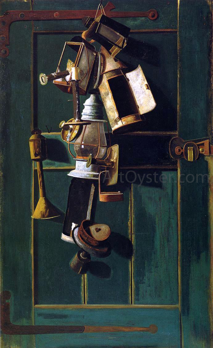 John Frederick Peto Still Life with Lanterns - Hand Painted Oil Painting