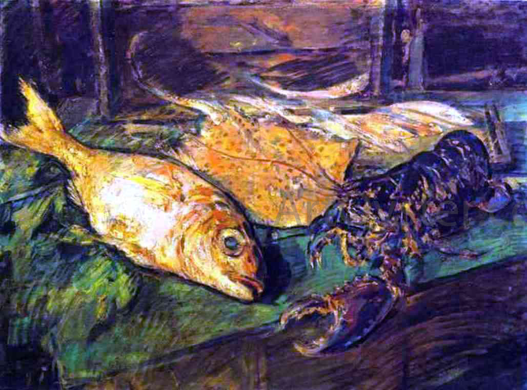 Constantin Alexeevich Korovin Still Life with Lobster - Hand Painted Oil Painting