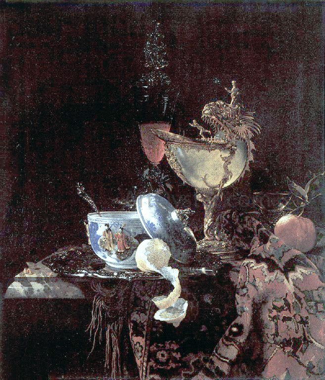 Willem Kalf Still Life with Nautilus Cup - Hand Painted Oil Painting