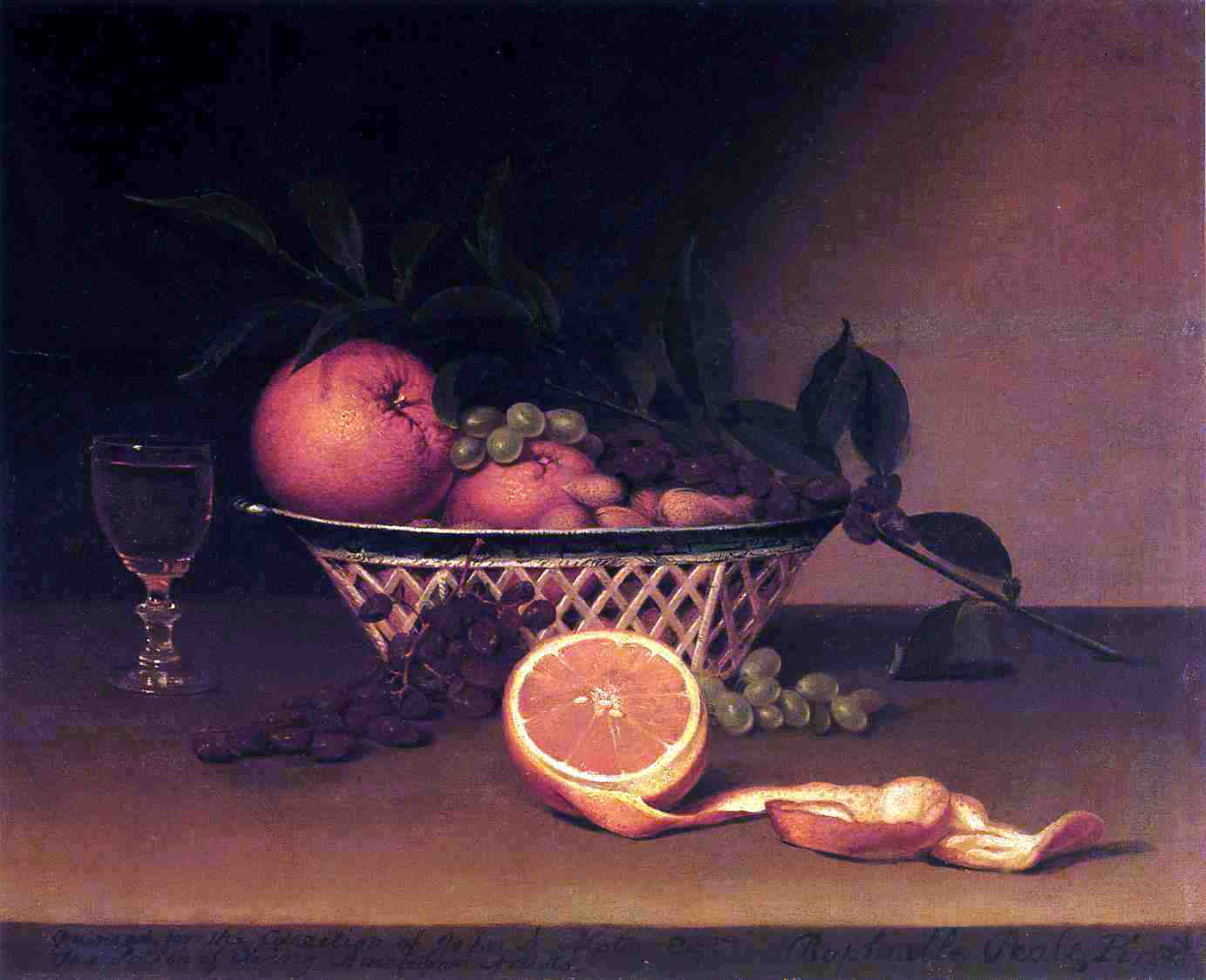 Raphaelle Peale Still Life with Oranges - Hand Painted Oil Painting