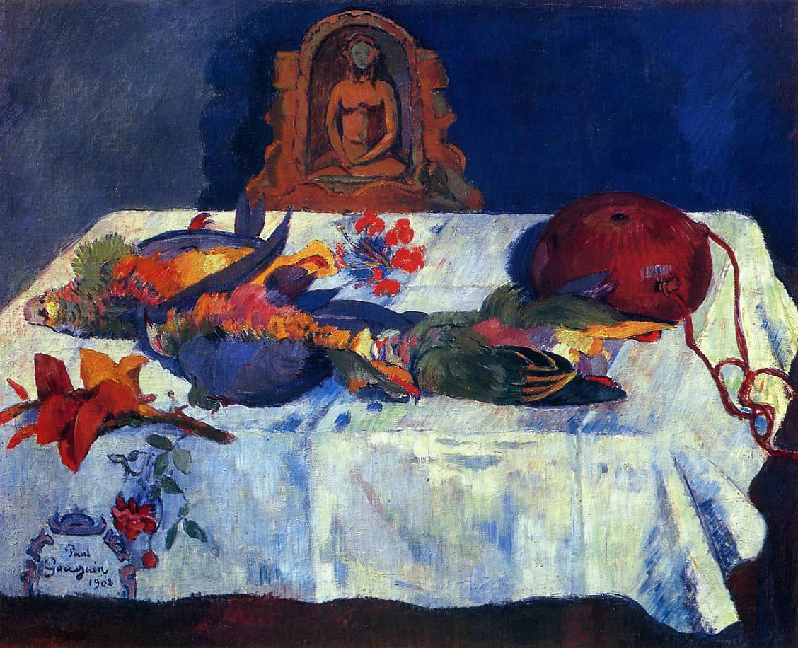 Paul Gauguin Still Life with Parrots - Hand Painted Oil Painting