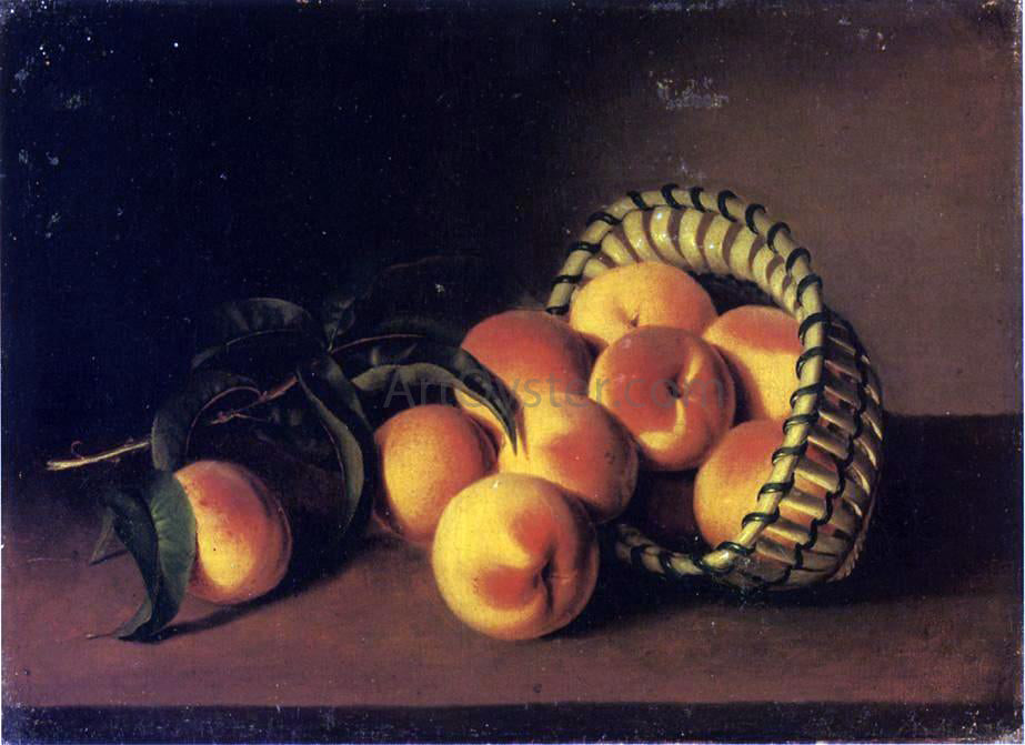 Sarah Miriam Peale Still Life with Peaches - Hand Painted Oil Painting