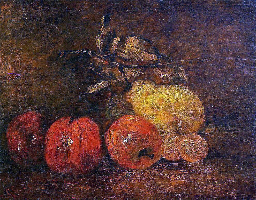 Gustave Courbet Still Life with Pears and Apples - Hand Painted Oil Painting
