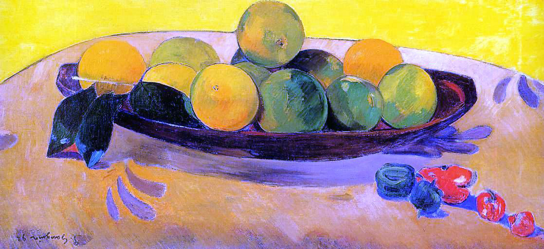 Paul Gauguin Still Life with Tahitian Oranges - Hand Painted Oil Painting