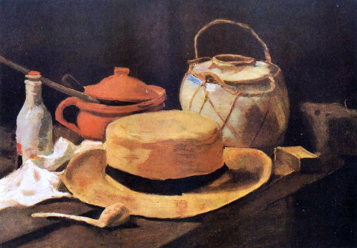 Vincent Van Gogh Still Life with Yellow Hat - Hand Painted Oil Painting