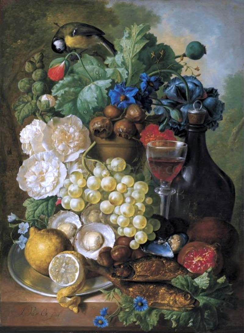 Jan Van Os Still-Life - Hand Painted Oil Painting