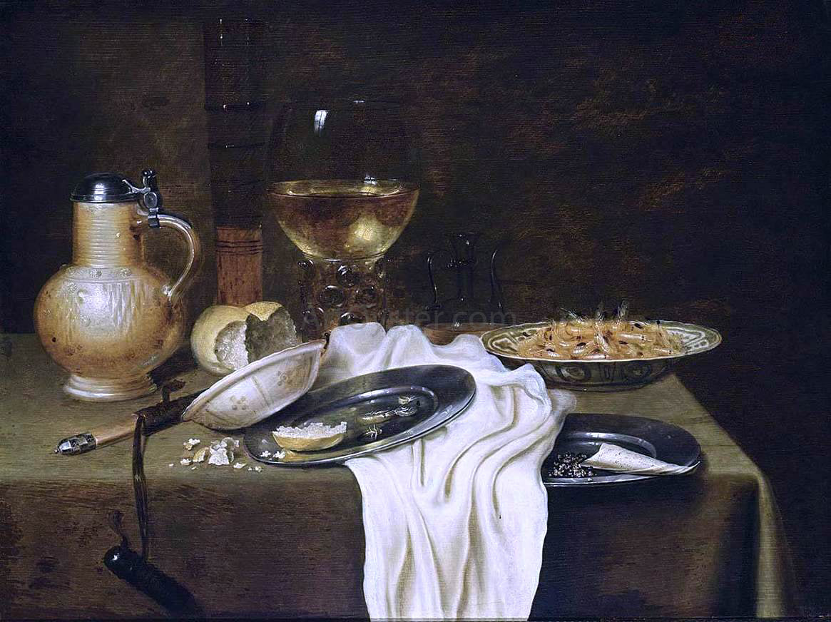 Maerten Boelema De Stomme Still-Life - Hand Painted Oil Painting