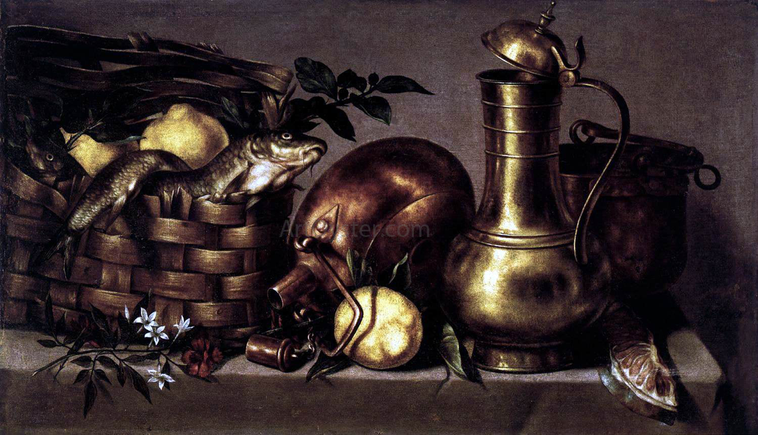  Antonio Ponce Still-Life in the Kitchen - Hand Painted Oil Painting