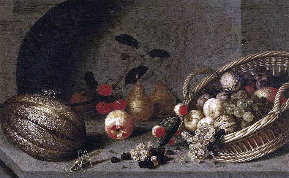 The Younger Ambrosius Bosschaert Still-Life of Fruit - Hand Painted Oil Painting