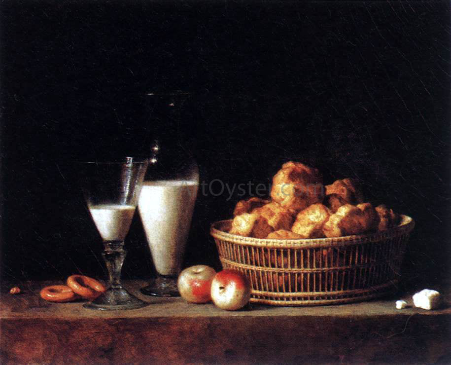 Henri-Horace Roland De La Porte Still-Life with a Carafe of Barley Wine - Hand Painted Oil Painting