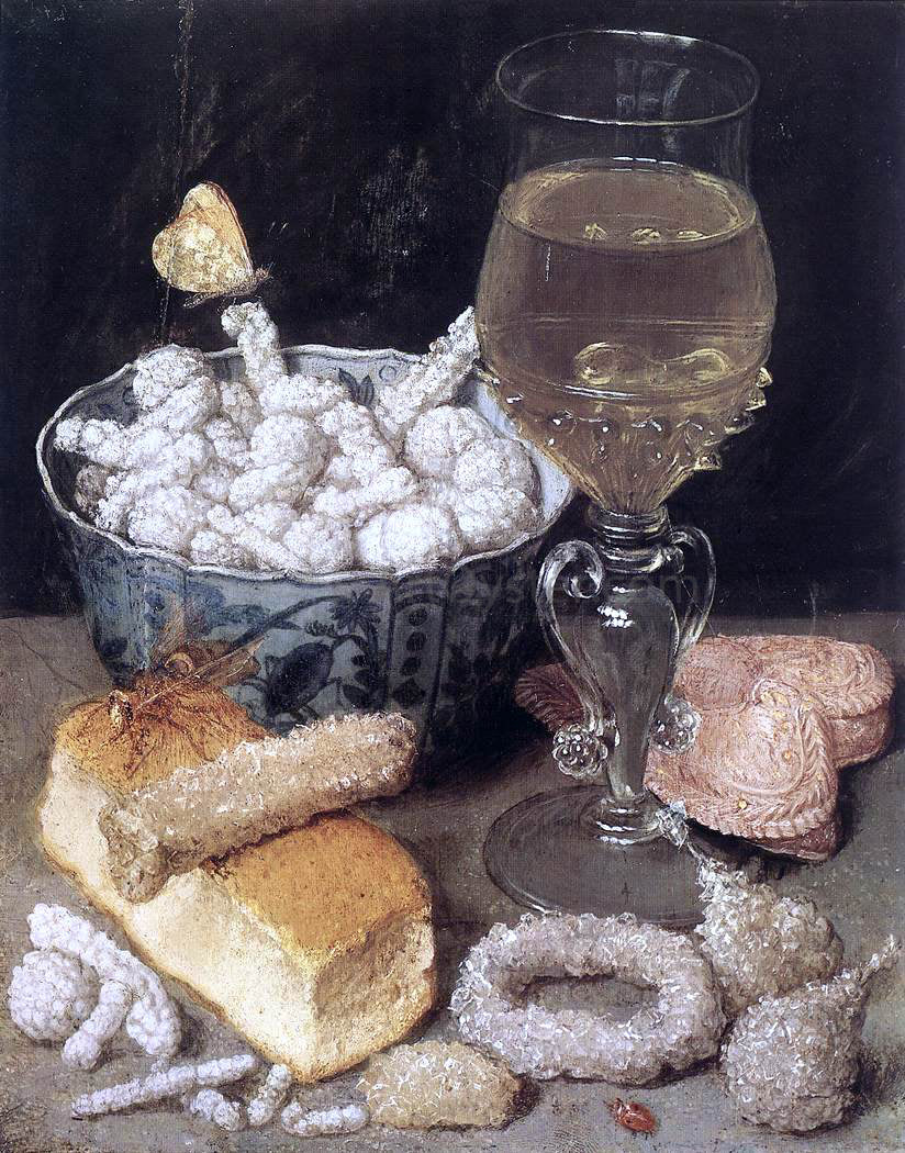 Georg Flegel Still-Life with Bread and Confectionary - Hand Painted Oil Painting
