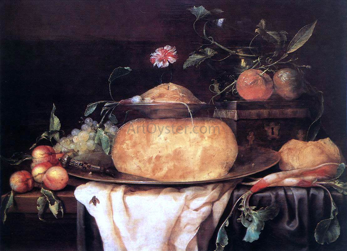Joris Van Son Still-Life with Cheese - Hand Painted Oil Painting