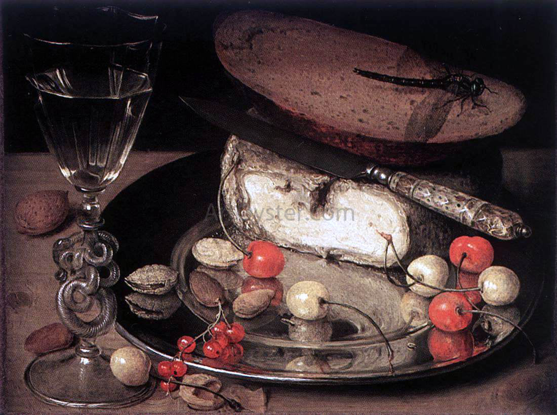 Georg Flegel Still-Life with Cherries - Hand Painted Oil Painting