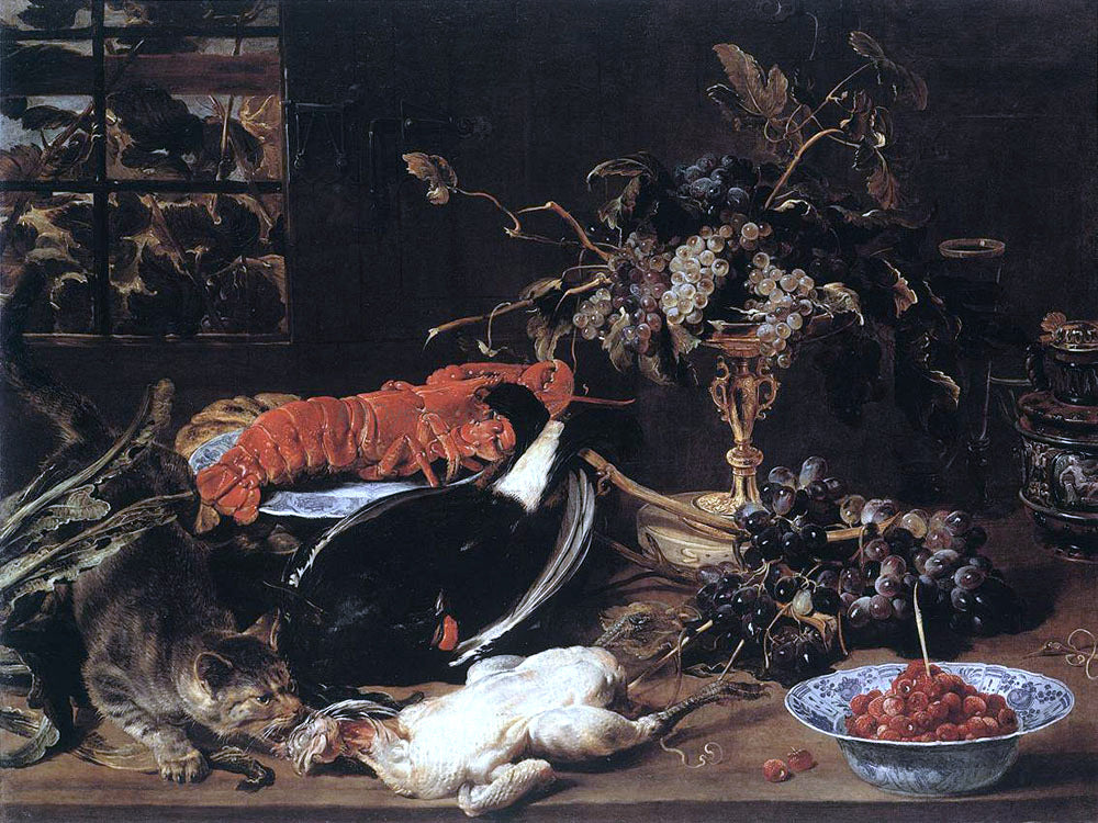Frans Snyders Still-life with Crab and Fruit - Hand Painted Oil Painting