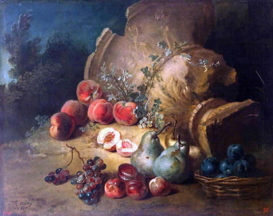 Jean-Baptiste Oudry Still-Life with Fruit - Hand Painted Oil Painting