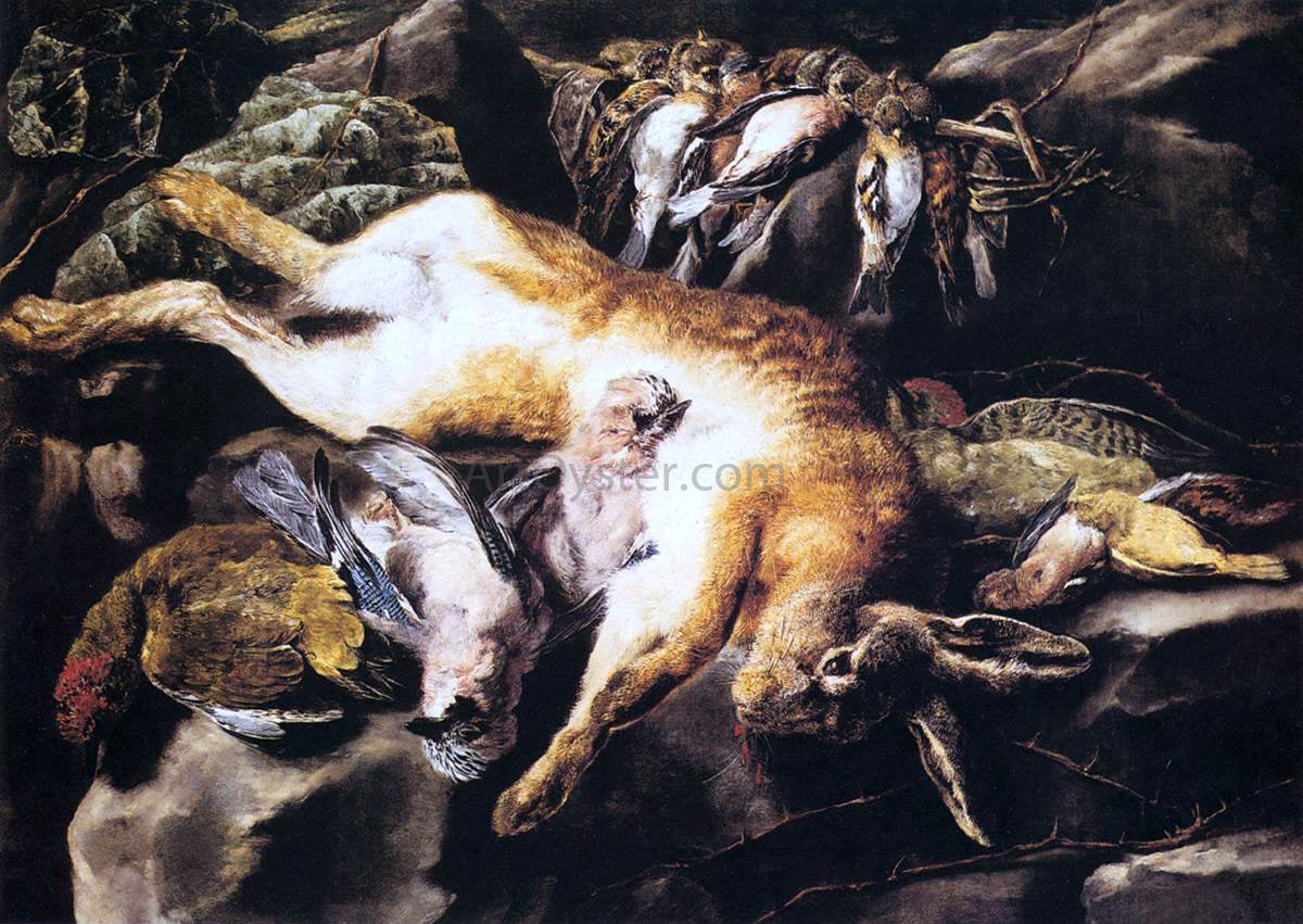 Jan Fyt Still-Life with Hare and Game-Birds - Hand Painted Oil Painting