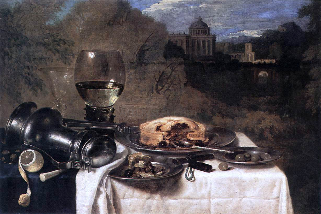 Willem Claesz Heda Still-Life with Olives - Hand Painted Oil Painting