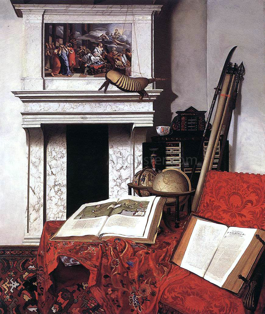 Jan Van der Heyden Still-life with Rarities - Hand Painted Oil Painting