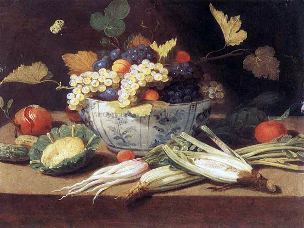 Jan Van Kessel Still-Life with Vegetables - Hand Painted Oil Painting