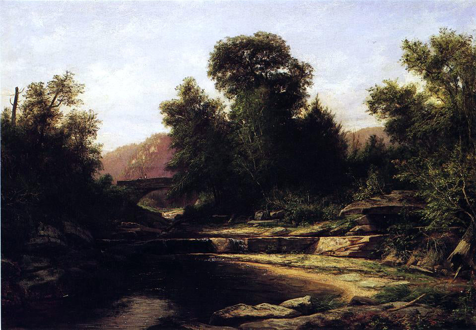 George Hetzel Stone Bridge - Hand Painted Oil Painting