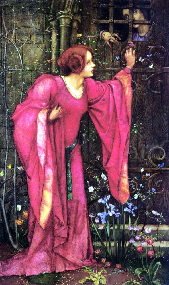 Edward Reginald Frampton Stone Walls Do Not A Prison Make, Nor Iron Bars A Cage - Hand Painted Oil Painting