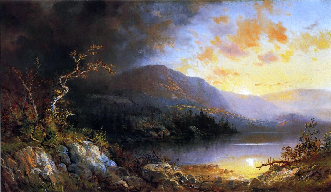 C H Chapin Storm in the Adirondacks - Hand Painted Oil Painting