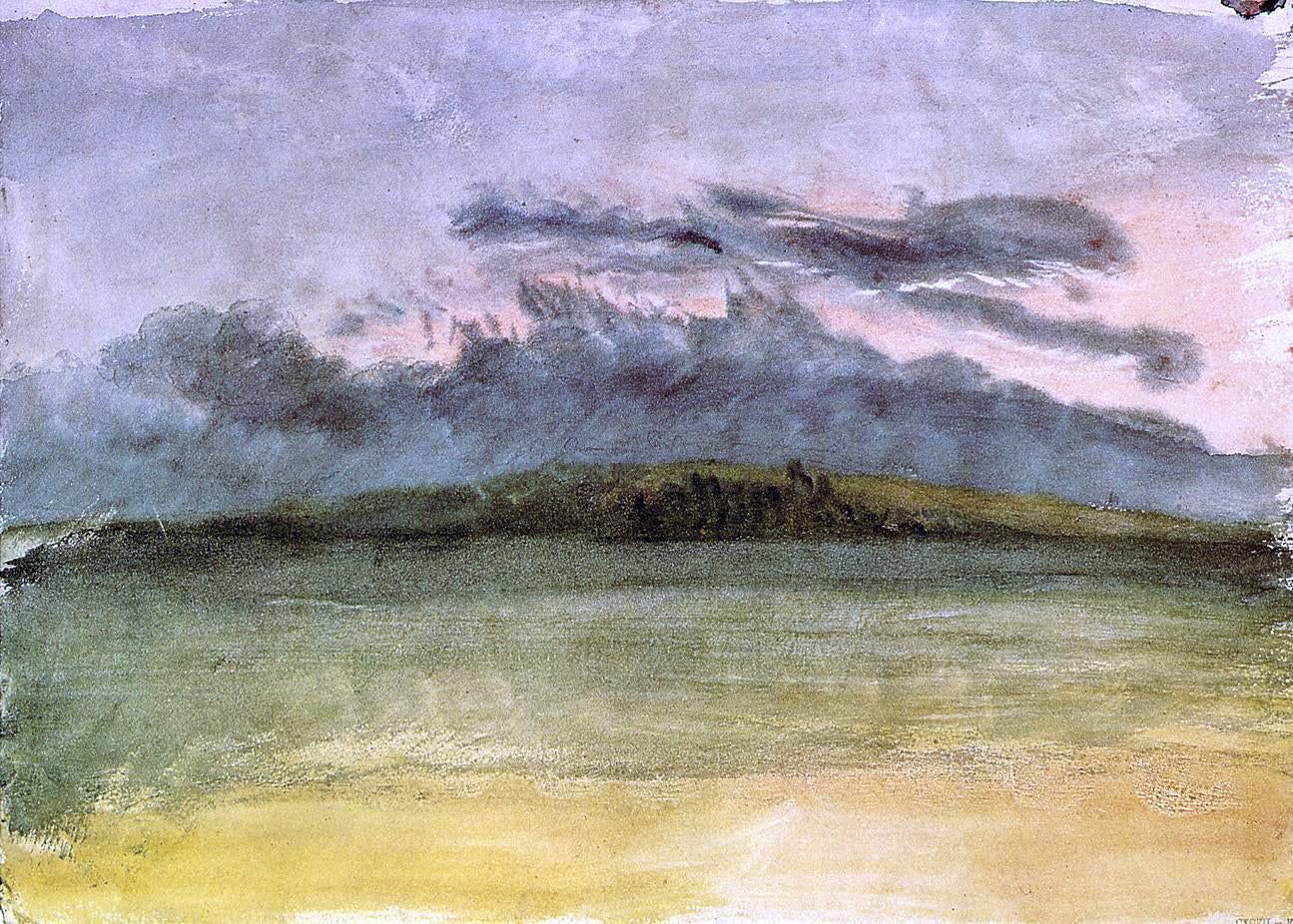 Joseph William Turner Storm-Clouds: Sunset - Hand Painted Oil Painting