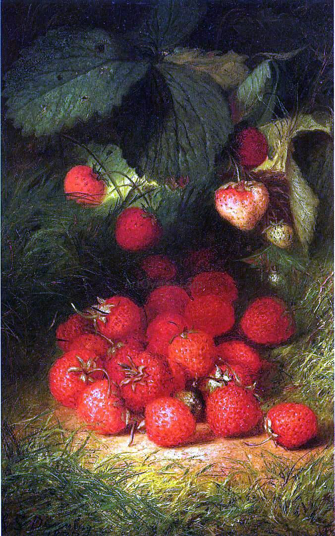  Robert Spear Dunning Strawberries - Hand Painted Oil Painting