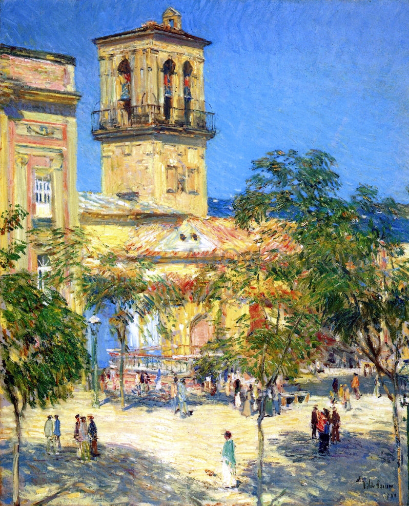 Frederick Childe Hassam Street of the Great Captain, Cordoba - Hand Painted Oil Painting