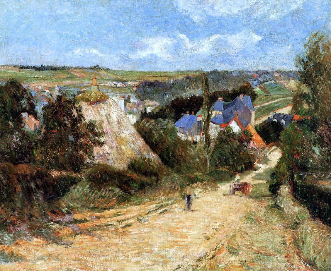Paul Gauguin Street, Osny - Hand Painted Oil Painting