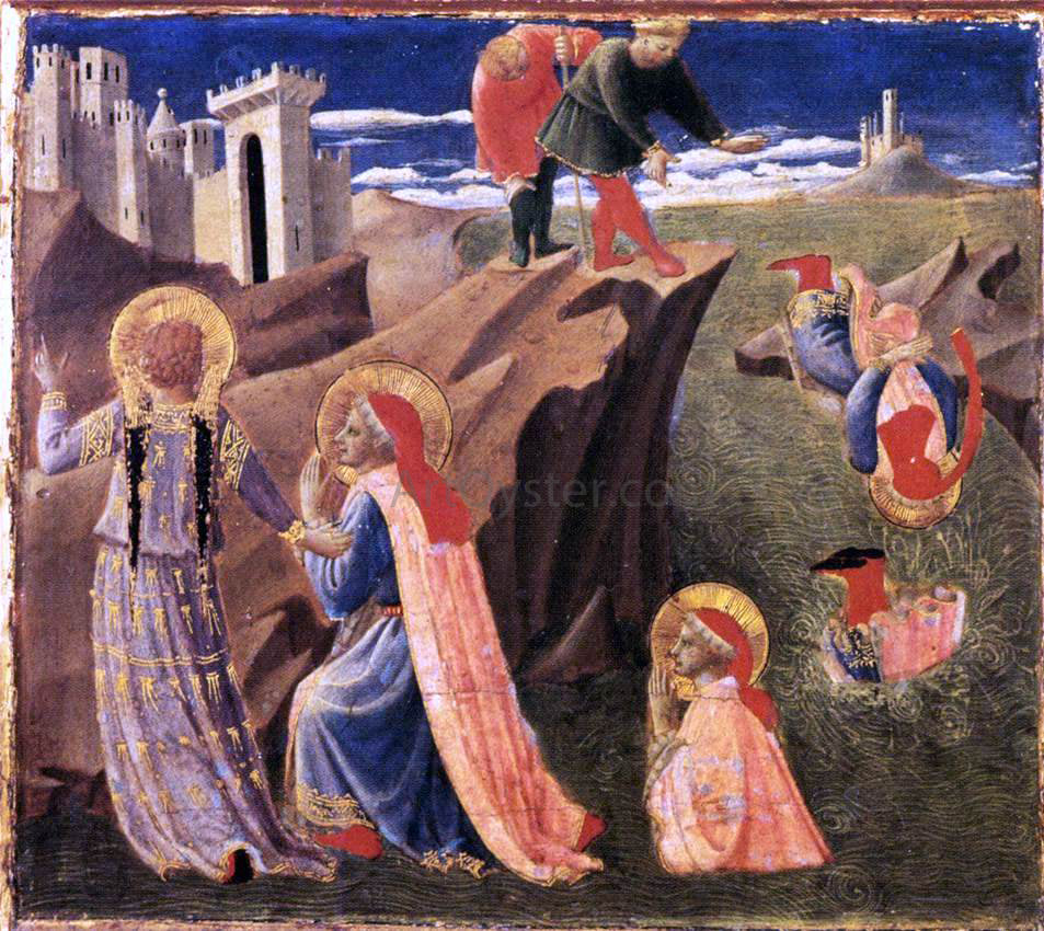 Zanobi Strozzi Sts Cosmas and Damian Saved from Drowning - Hand Painted Oil Painting