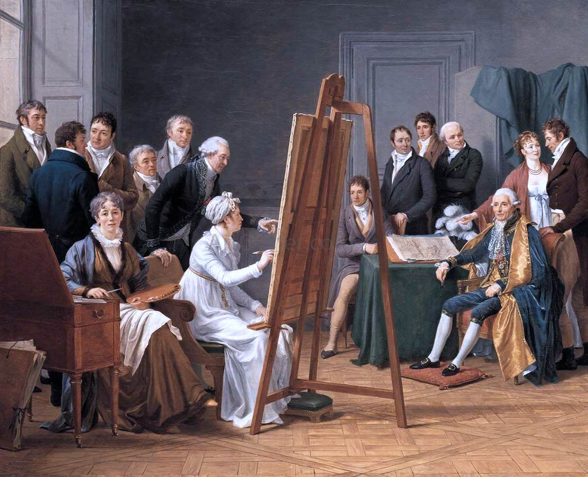 Marie-Gabrielle Capet Studio Scene - Hand Painted Oil Painting