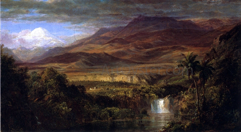Frederic Edwin Church Study for "The Heart of the Andes" - Hand Painted Oil Painting