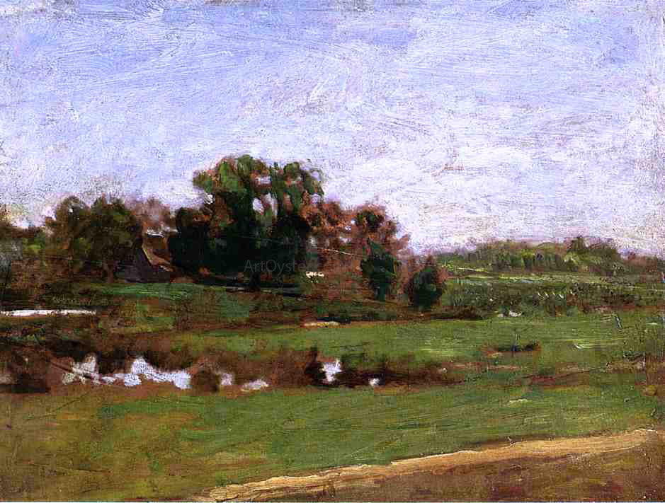  Thomas Eakins Study for "The Meadows, Gloucester, New Jersey" - Hand Painted Oil Painting