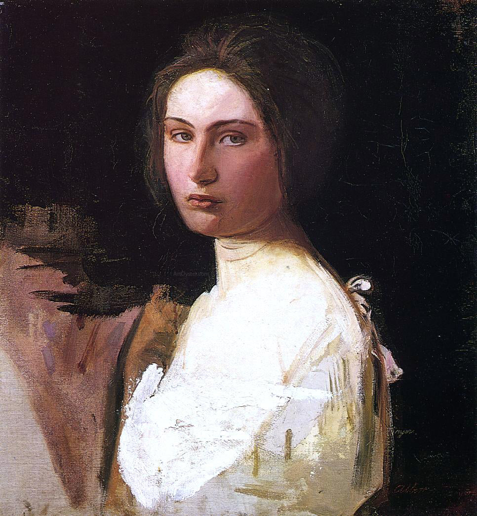 Abbott Handerson Thayer Study of Alma Wollerman - Hand Painted Oil Painting