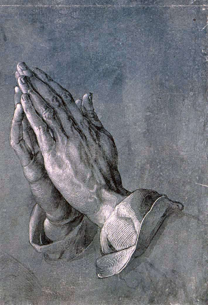 Albrecht Durer Study of an Apostle's Hands (Praying Hands) - Hand Painted Oil Painting