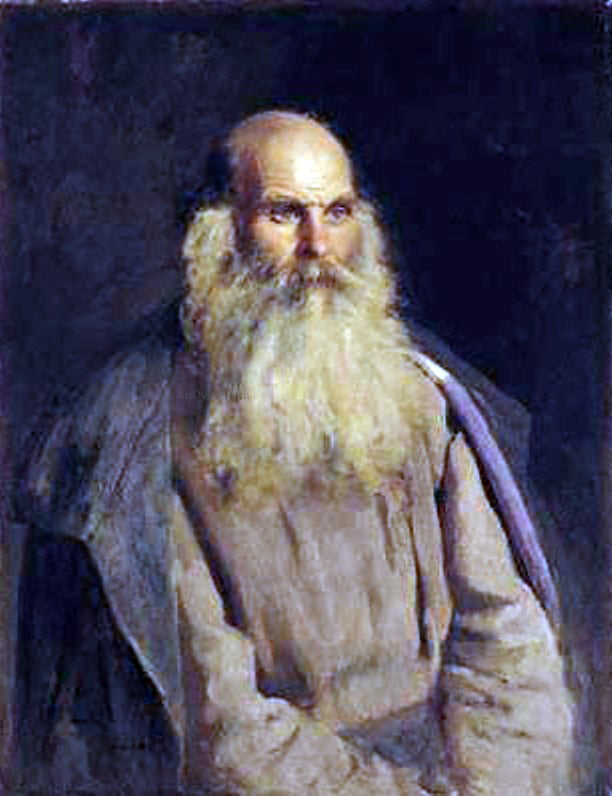 Ilia Efimovich Repin Study of an Old Man - Hand Painted Oil Painting