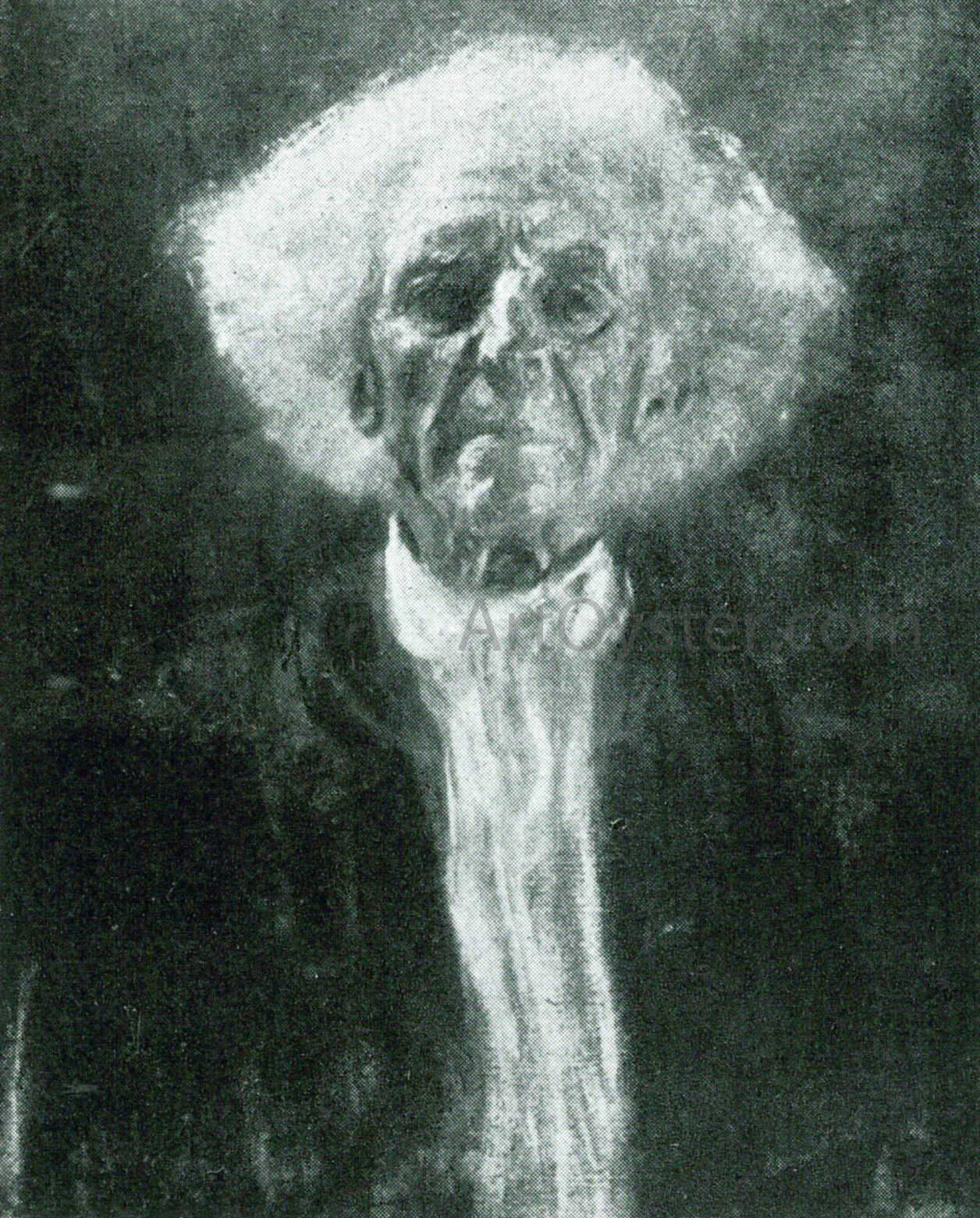 Gustav Klimt Study of the Head of a Blind Man - Hand Painted Oil Painting