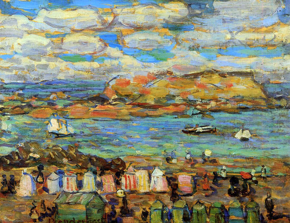 Maurice Prendergast Study, St. Malo. No 11 - Hand Painted Oil Painting