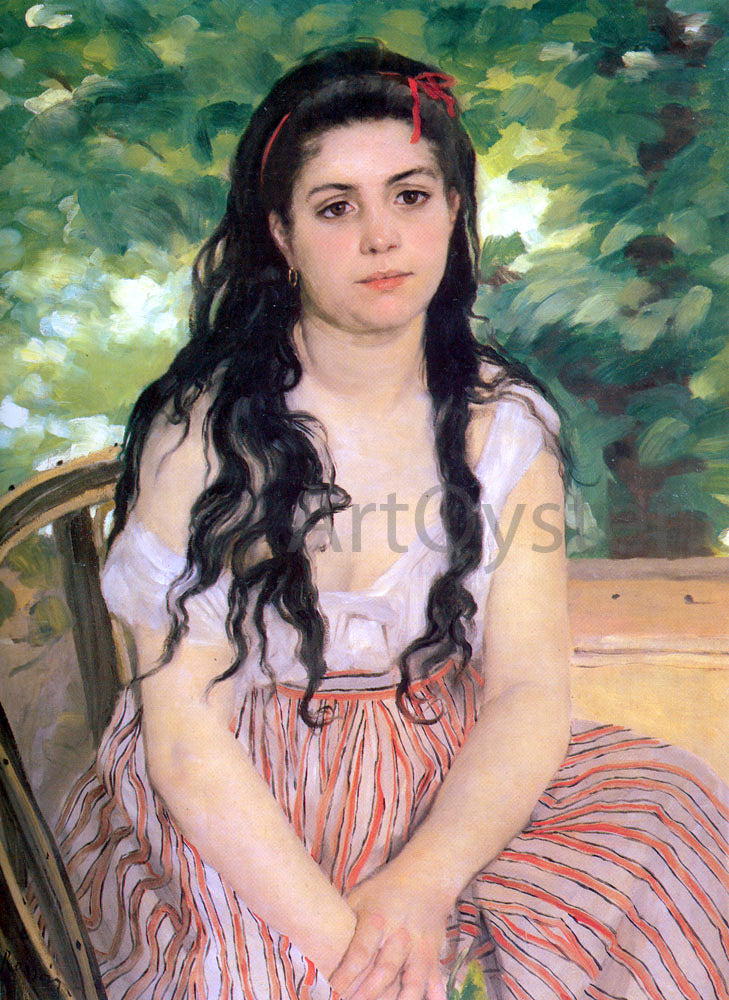 Pierre Auguste Renoir A Study, Summer - Hand Painted Oil Painting