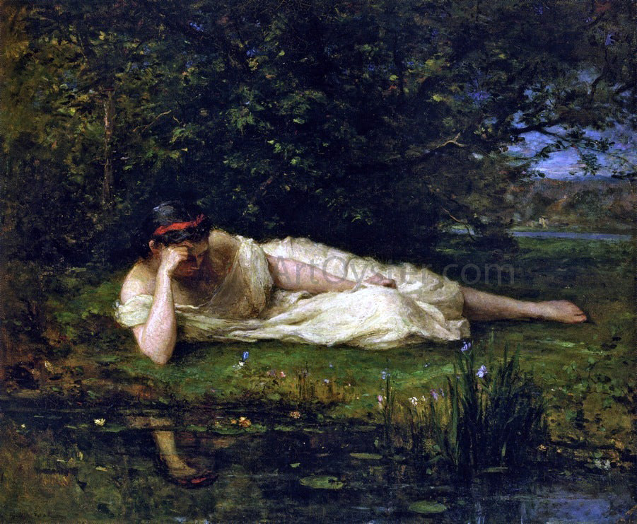 Berthe Morisot Study - The Water's Edge - Hand Painted Oil Painting