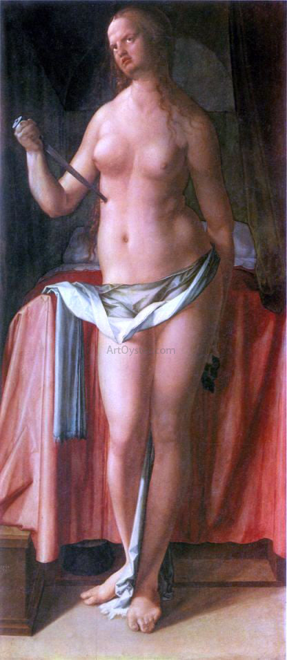 Albrecht Durer Suicide of Lucretia - Hand Painted Oil Painting