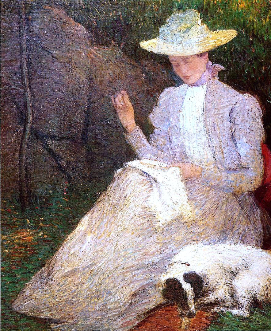 Julian Alden Weir Summer (also known as Friends) - Hand Painted Oil Painting