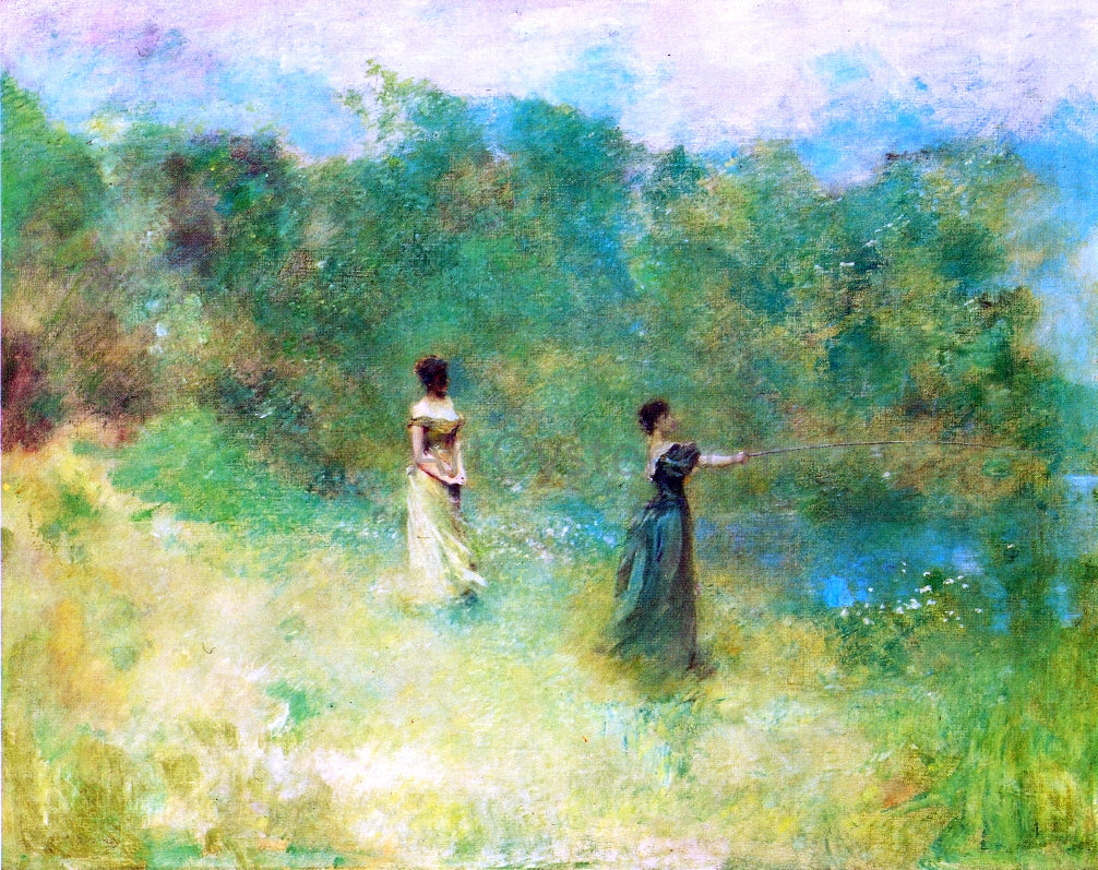  Thomas Wilmer Dewing Summer - Hand Painted Oil Painting